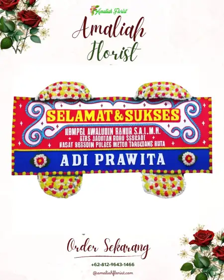 Papan Bunga Ucapan Selamat Bewani